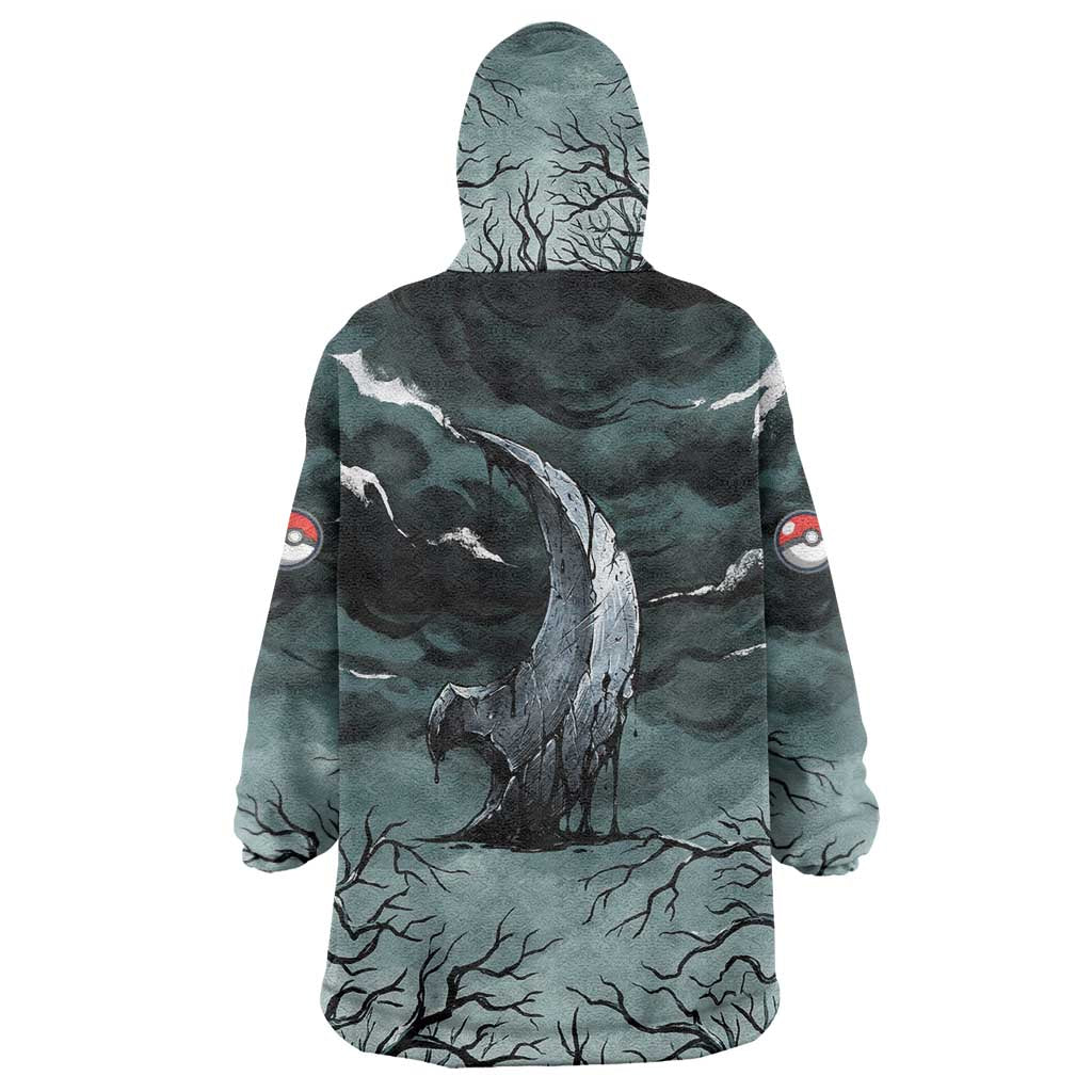 Absol Wearable Blanket Hoodie Gothic Apocalypse Ink Art