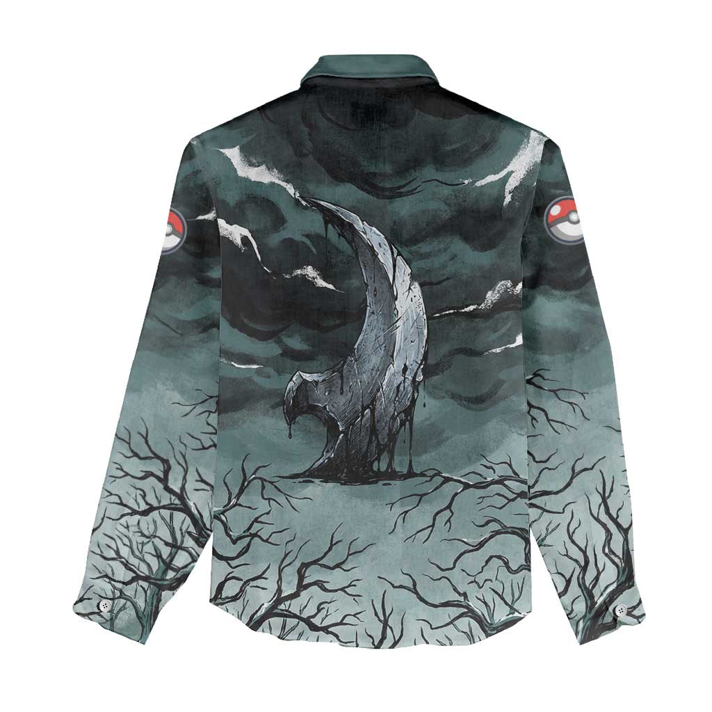 Absol Women Casual Shirt Gothic Apocalypse Ink Art