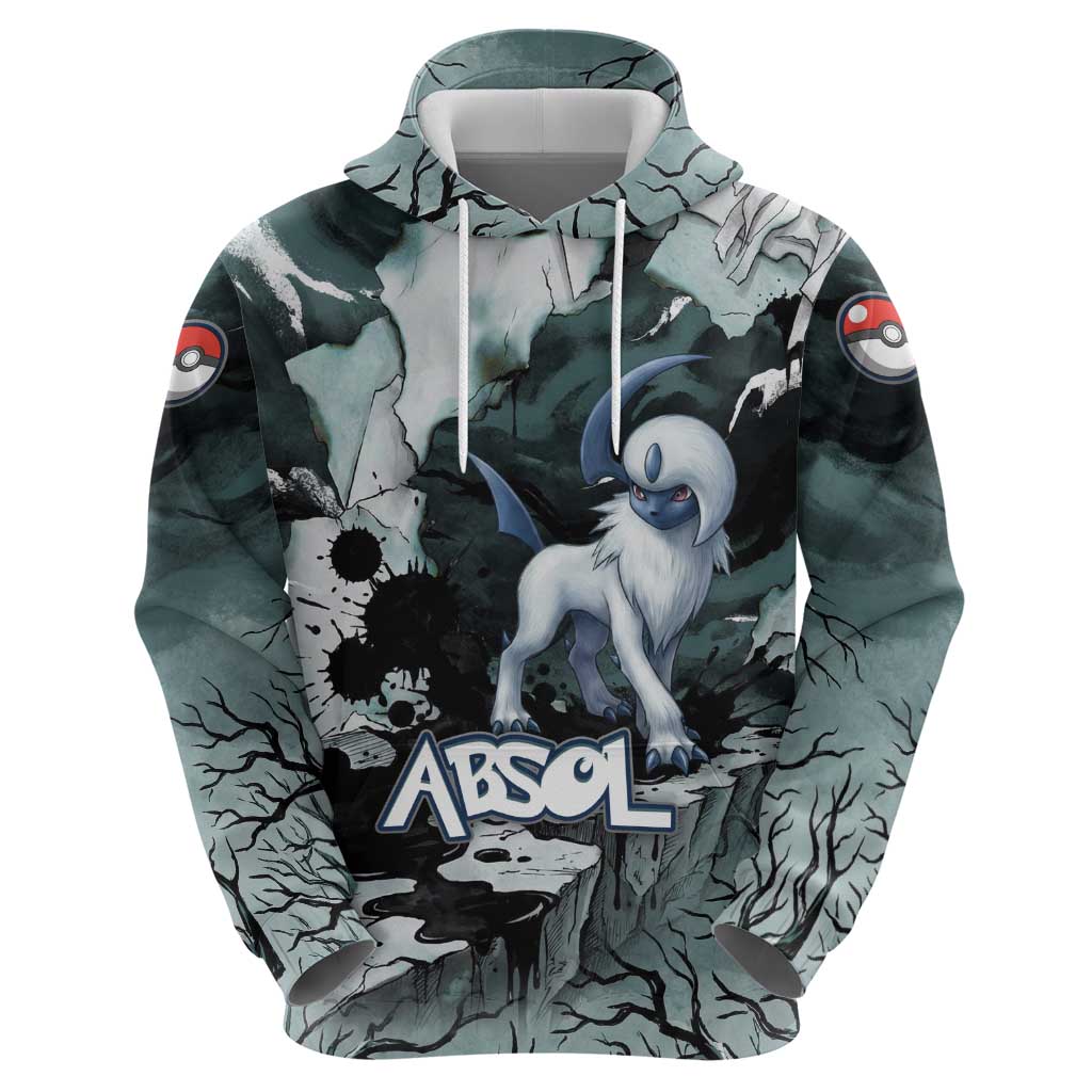 Absol Zip Hoodie Gothic Apocalypse Ink Art
