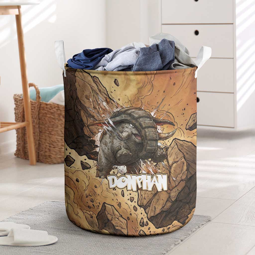 Donphan Laundry Basket Explosive Earthquake Comic Art