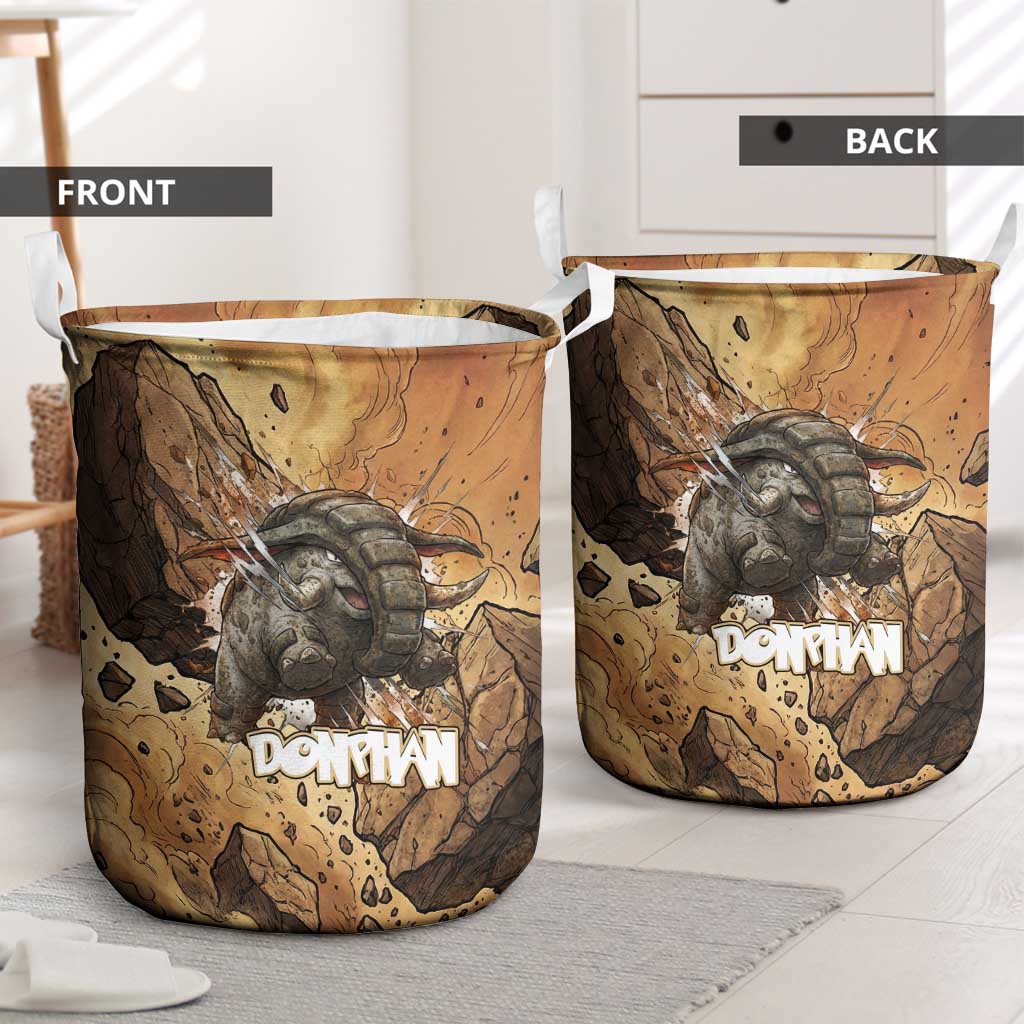 Donphan Laundry Basket Explosive Earthquake Comic Art