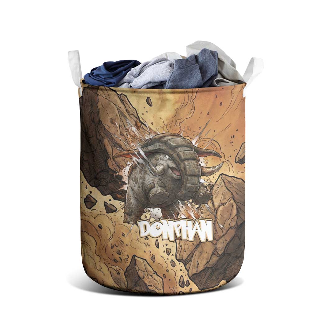 Donphan Laundry Basket Explosive Earthquake Comic Art
