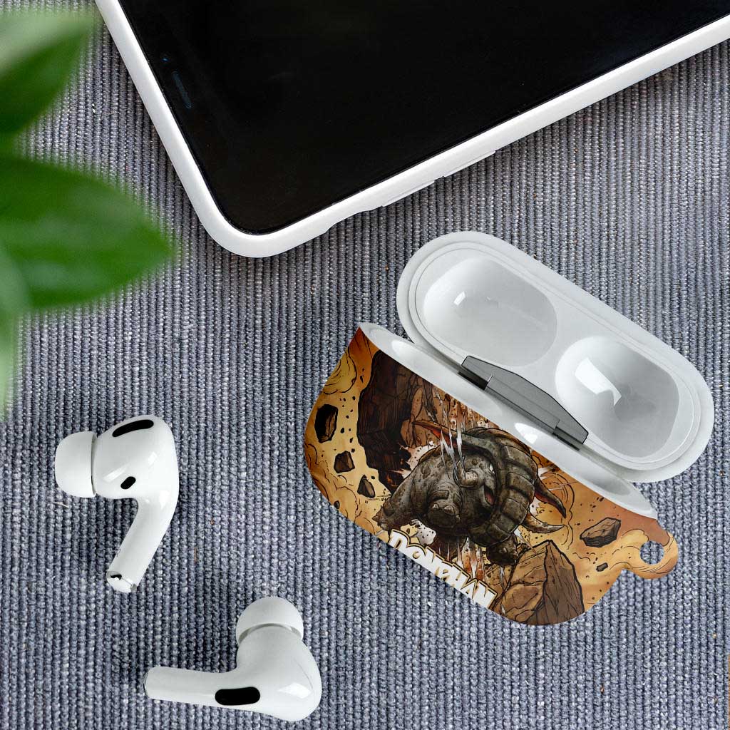 Donphan AirPods Case Explosive Earthquake Comic Art