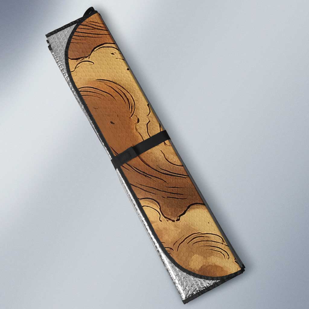 Donphan Auto Sun Shade Explosive Earthquake Comic Art