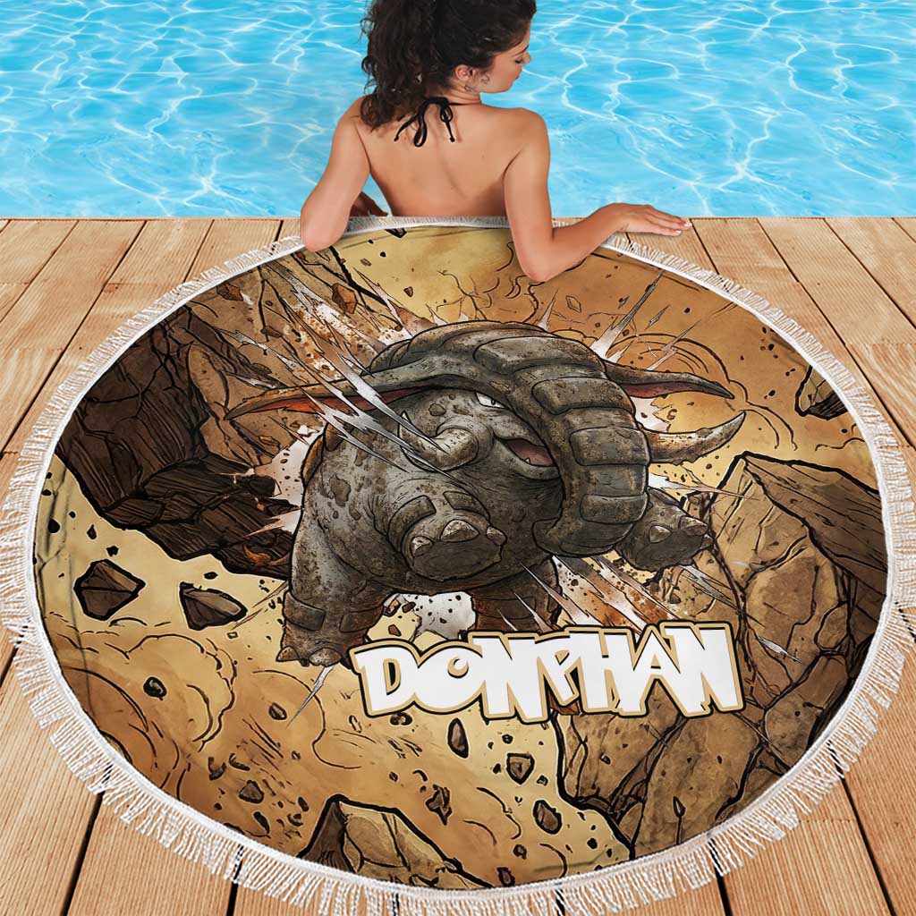 Donphan Beach Blanket Explosive Earthquake Comic Art
