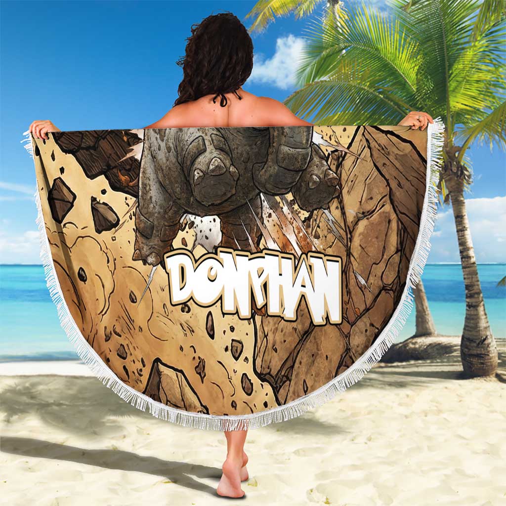 Donphan Beach Blanket Explosive Earthquake Comic Art