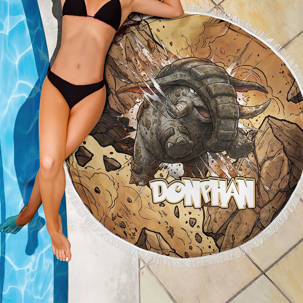Donphan Beach Blanket Explosive Earthquake Comic Art