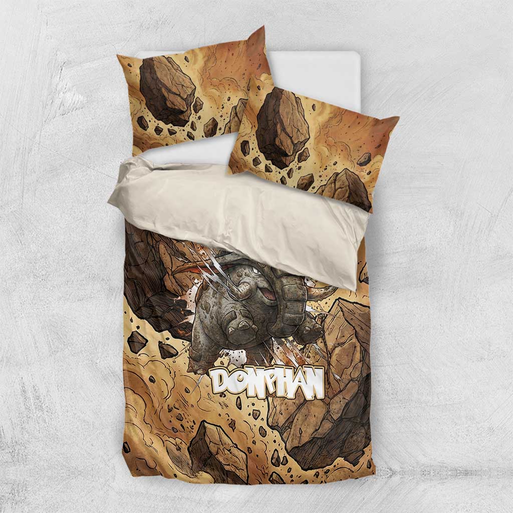 Donphan Bedding Set Explosive Earthquake Comic Art