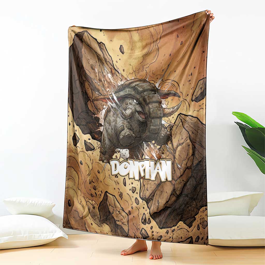 Donphan Blanket Explosive Earthquake Comic Art