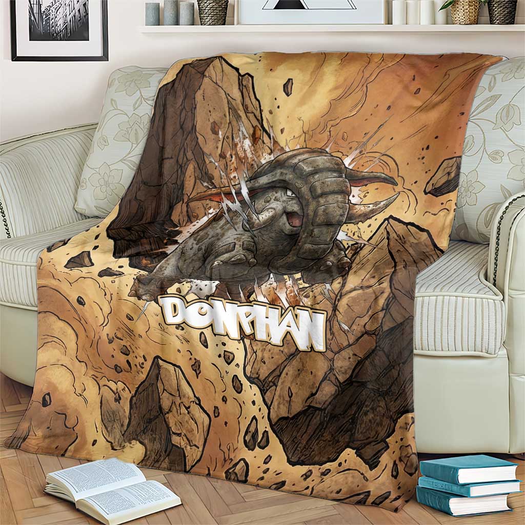 Donphan Blanket Explosive Earthquake Comic Art