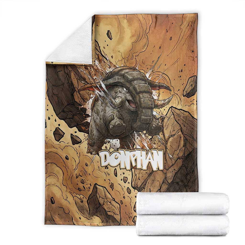 Donphan Blanket Explosive Earthquake Comic Art