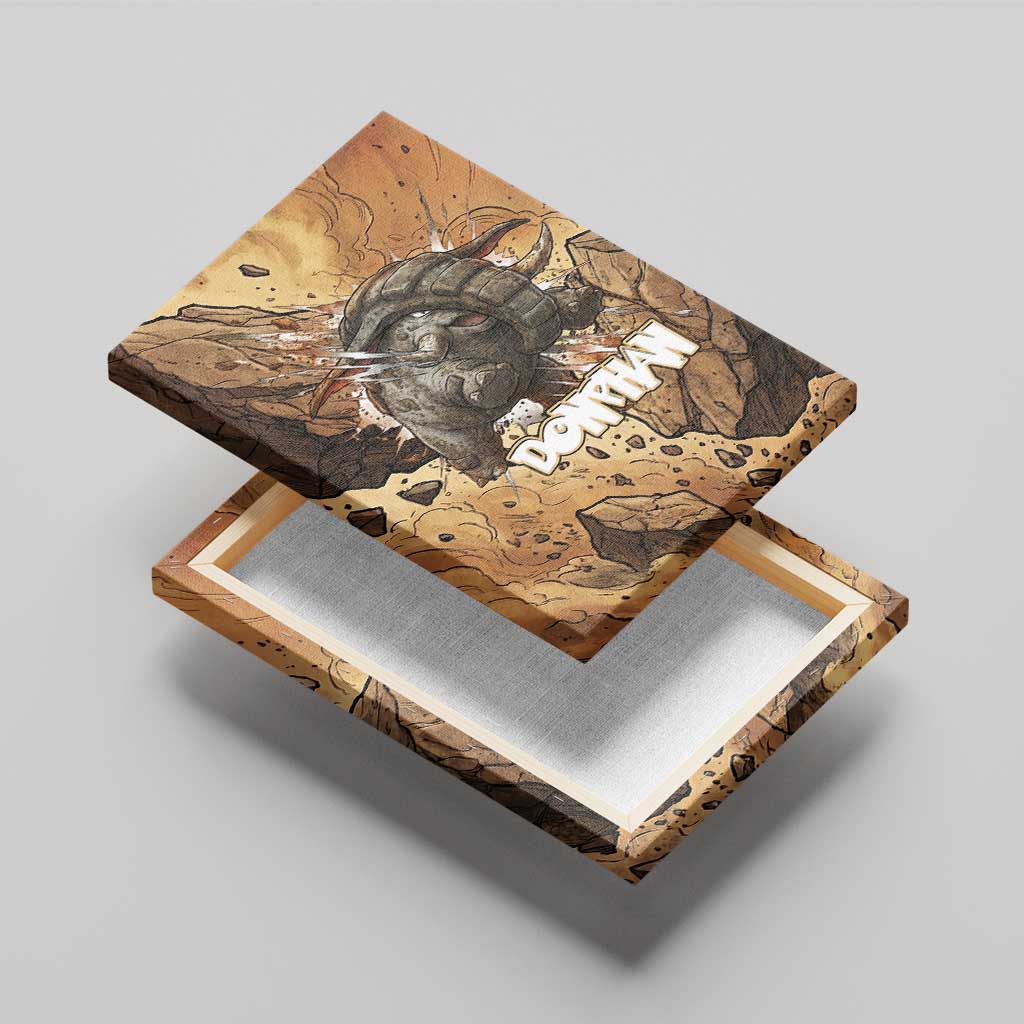 Donphan Canvas Wall Art Explosive Earthquake Comic Art