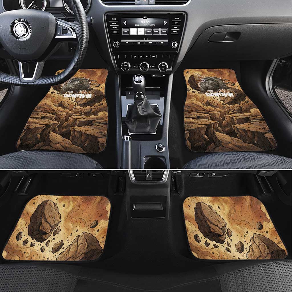 Donphan Car Mats Explosive Earthquake Comic Art
