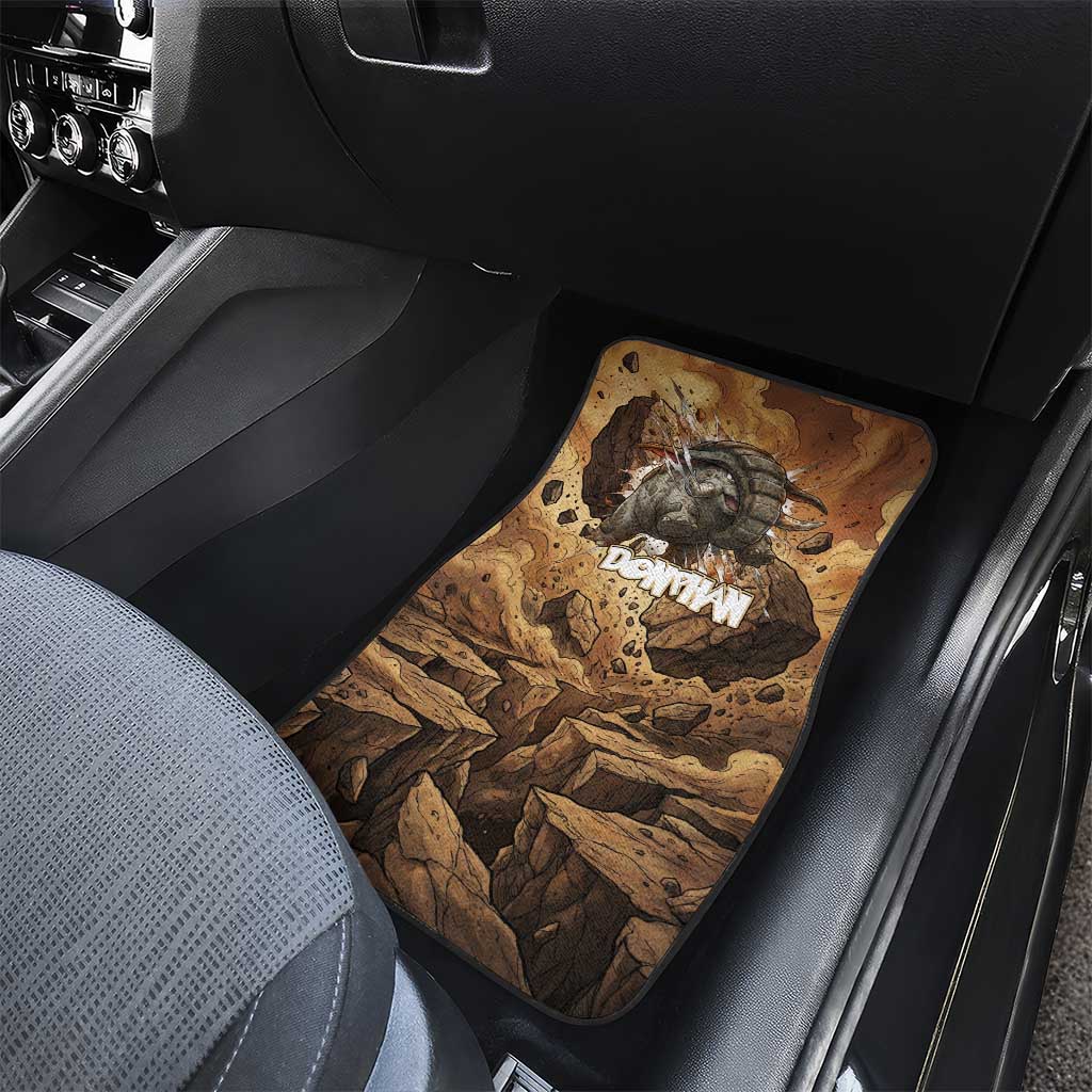 Donphan Car Mats Explosive Earthquake Comic Art