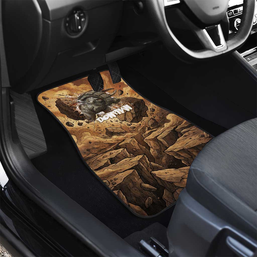 Donphan Car Mats Explosive Earthquake Comic Art
