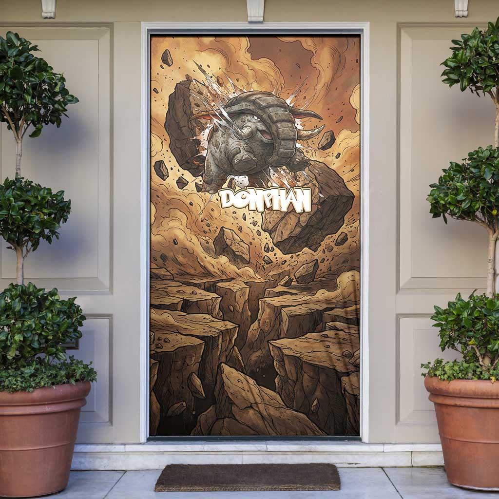 Donphan Door Cover Explosive Earthquake Comic Art