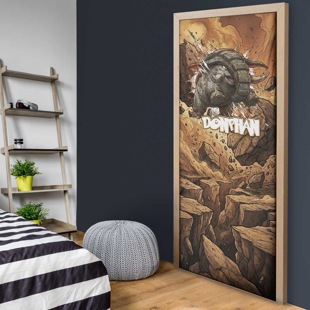 Donphan Door Cover Explosive Earthquake Comic Art