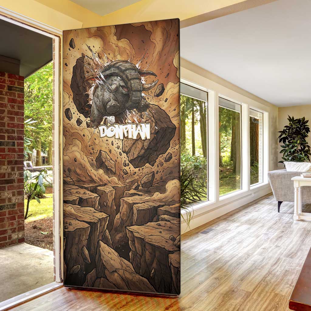 Donphan Door Cover Explosive Earthquake Comic Art