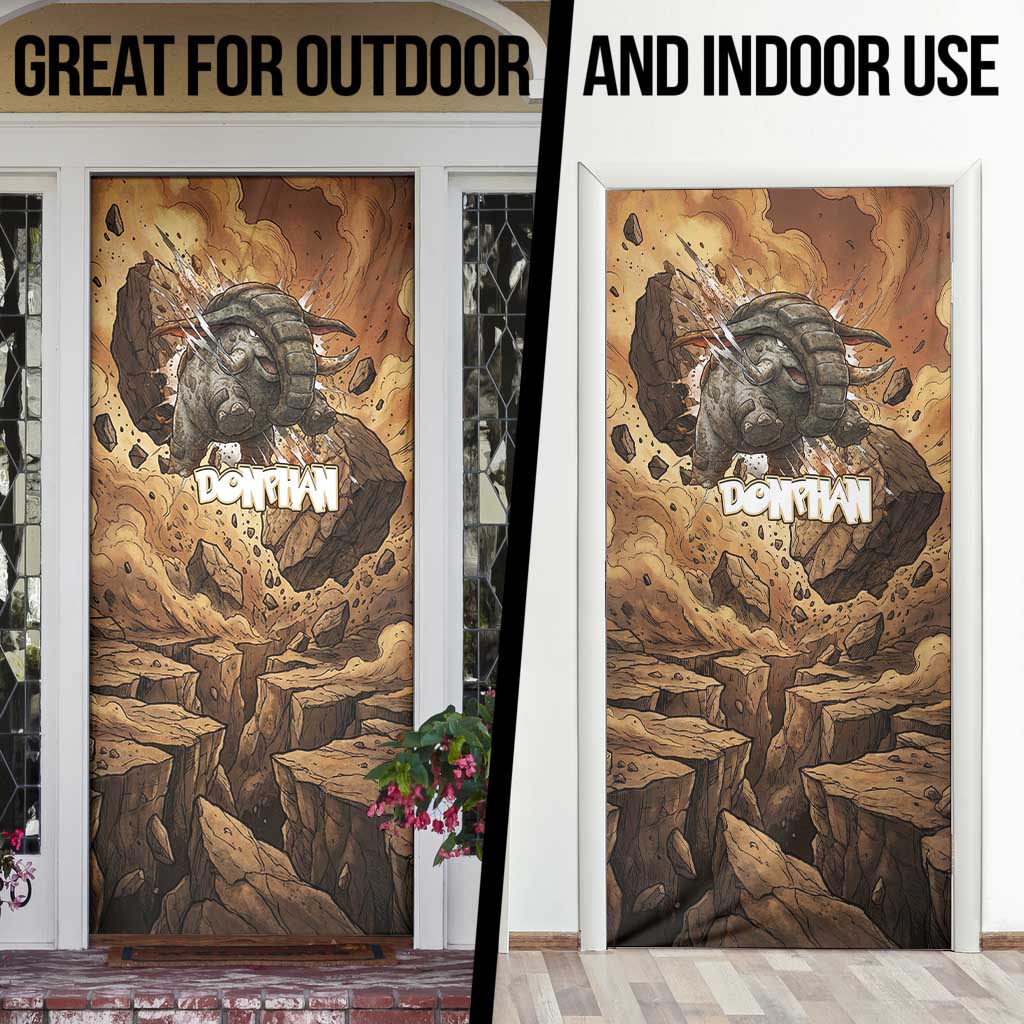 Donphan Door Cover Explosive Earthquake Comic Art