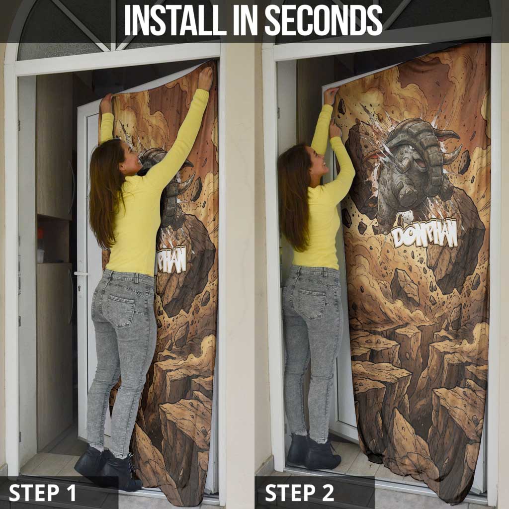 Donphan Door Cover Explosive Earthquake Comic Art