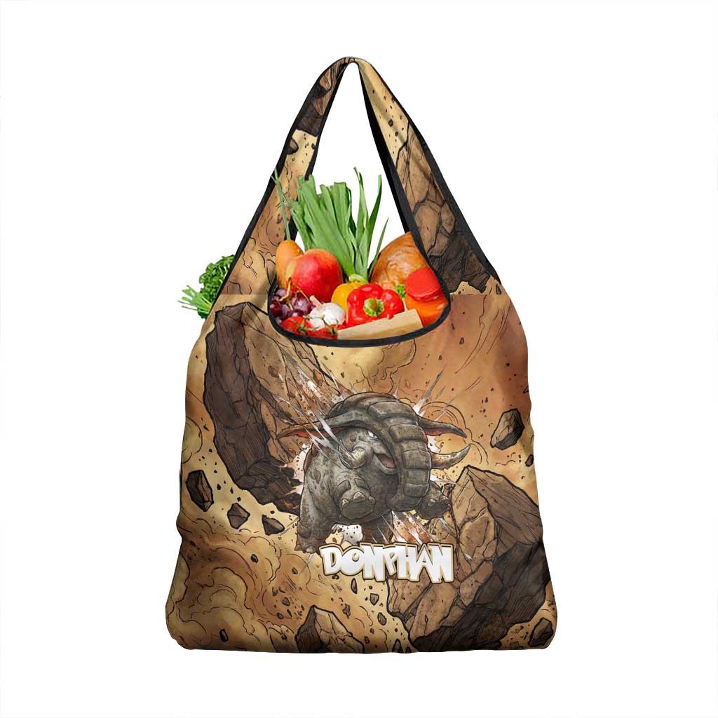 Donphan Grocery Bag Explosive Earthquake Comic Art