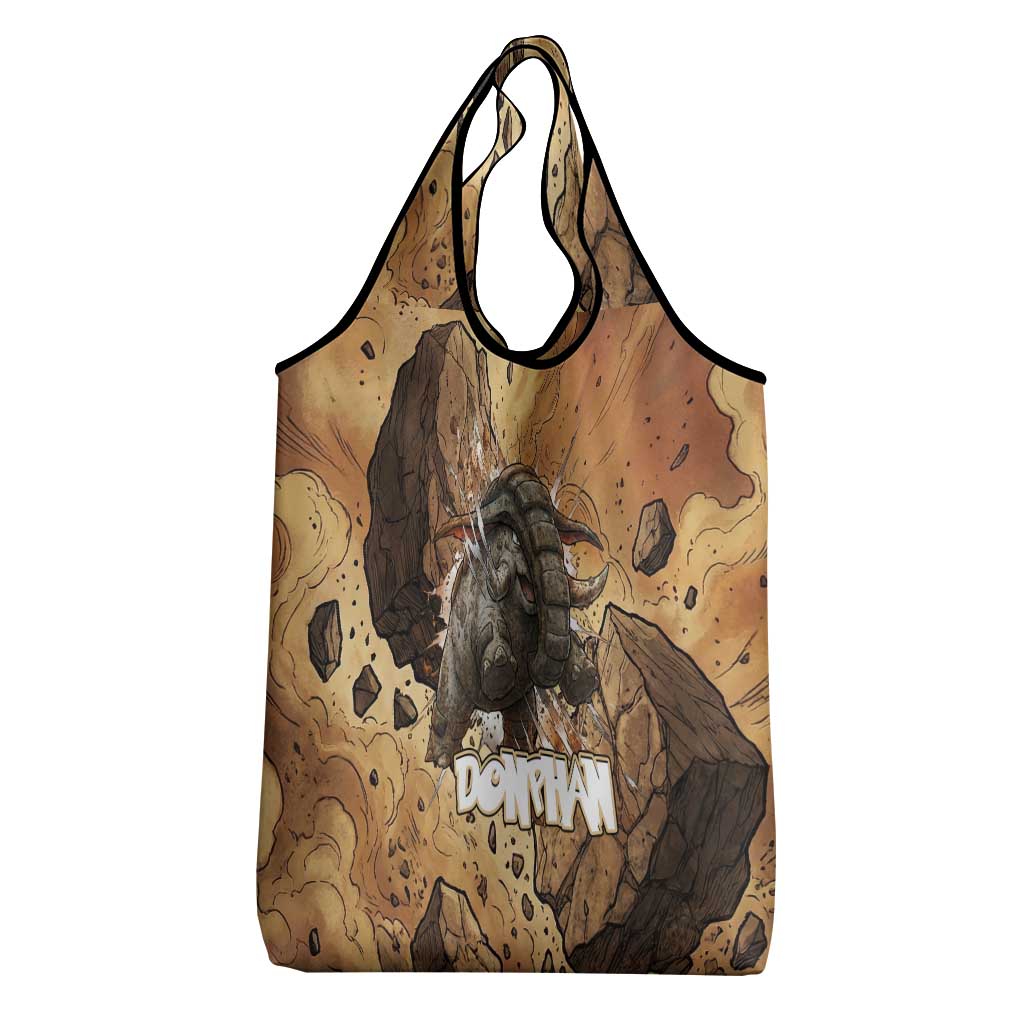 Donphan Grocery Bag Explosive Earthquake Comic Art