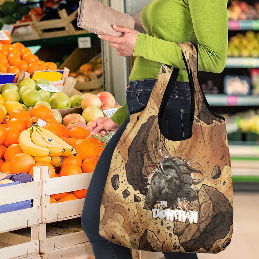Donphan Grocery Bag Explosive Earthquake Comic Art