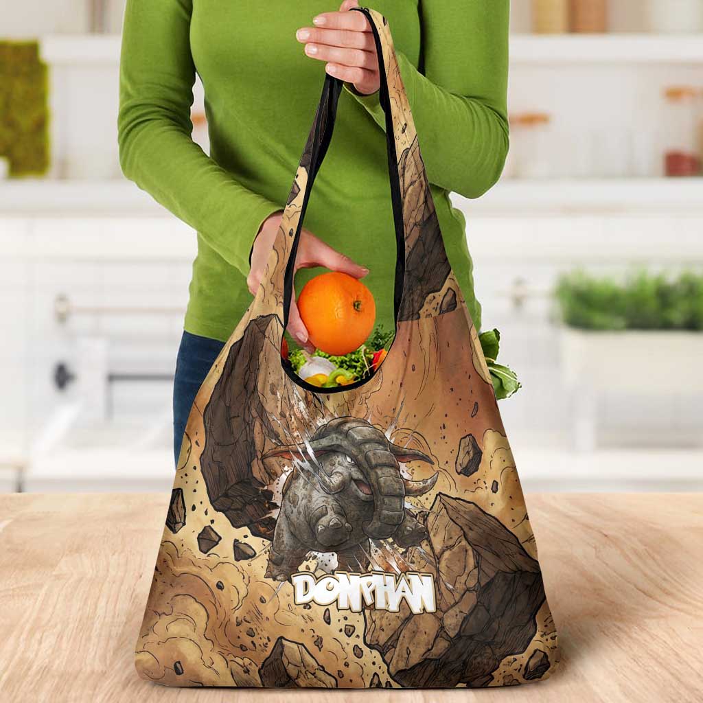 Donphan Grocery Bag Explosive Earthquake Comic Art