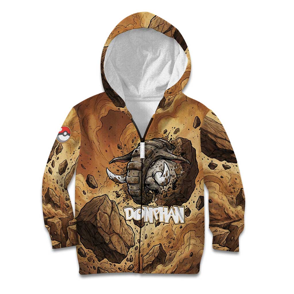 Donphan Kid Hoodie Explosive Earthquake Comic Art