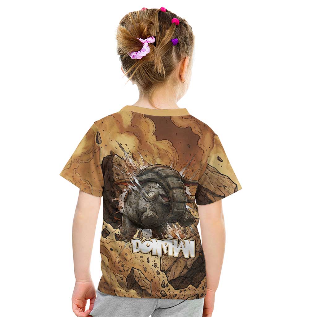 Donphan Kid T Shirt Explosive Earthquake Comic Art