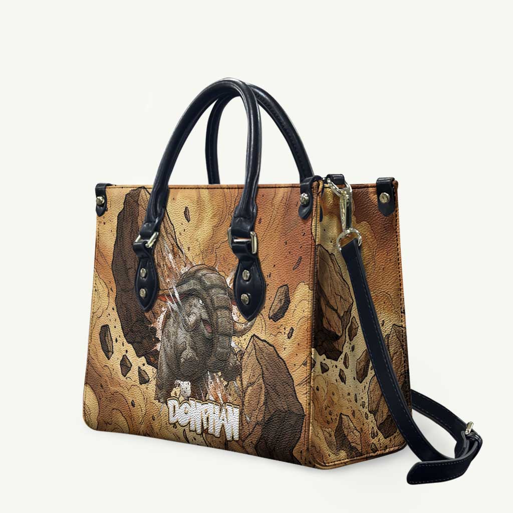 Donphan Leather Bag Explosive Earthquake Comic Art