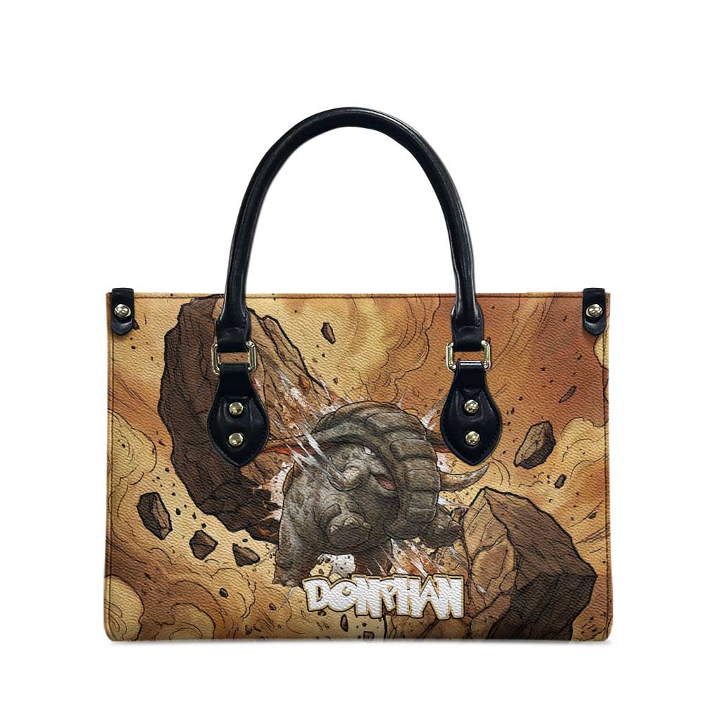 Donphan Leather Bag Explosive Earthquake Comic Art