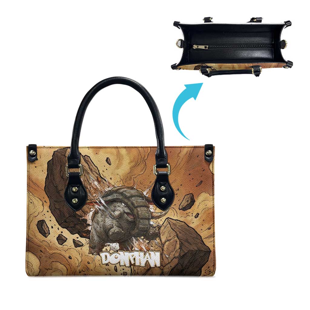 Donphan Leather Bag Explosive Earthquake Comic Art