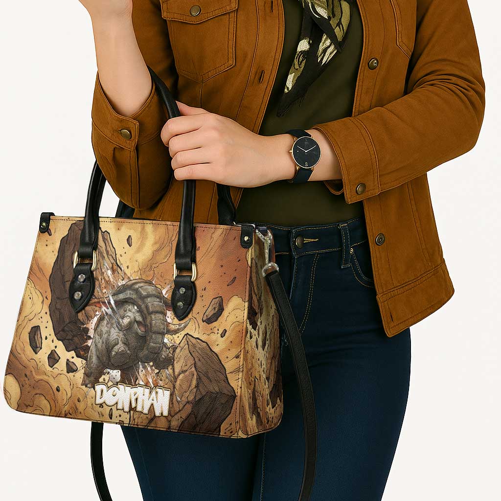 Donphan Leather Bag Explosive Earthquake Comic Art