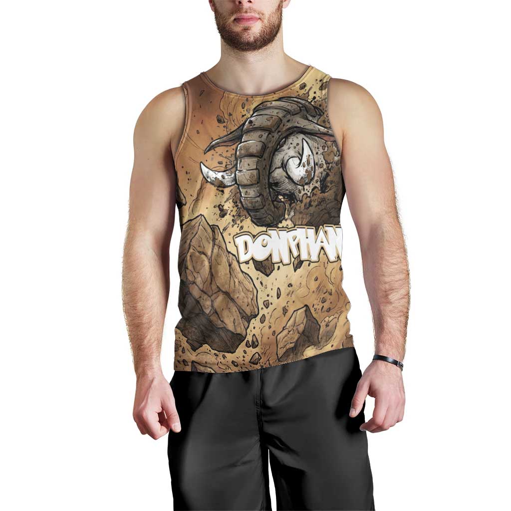 Donphan Men Tank Top Explosive Earthquake Comic Art