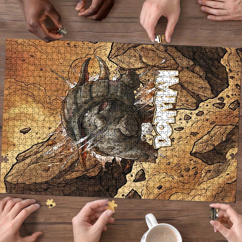 Donphan Puzzle Explosive Earthquake Comic Art