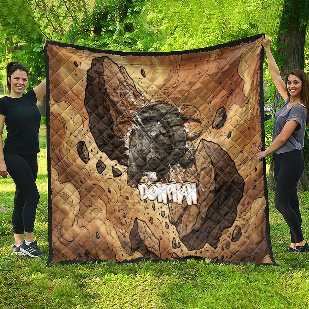 Donphan Quilt Explosive Earthquake Comic Art