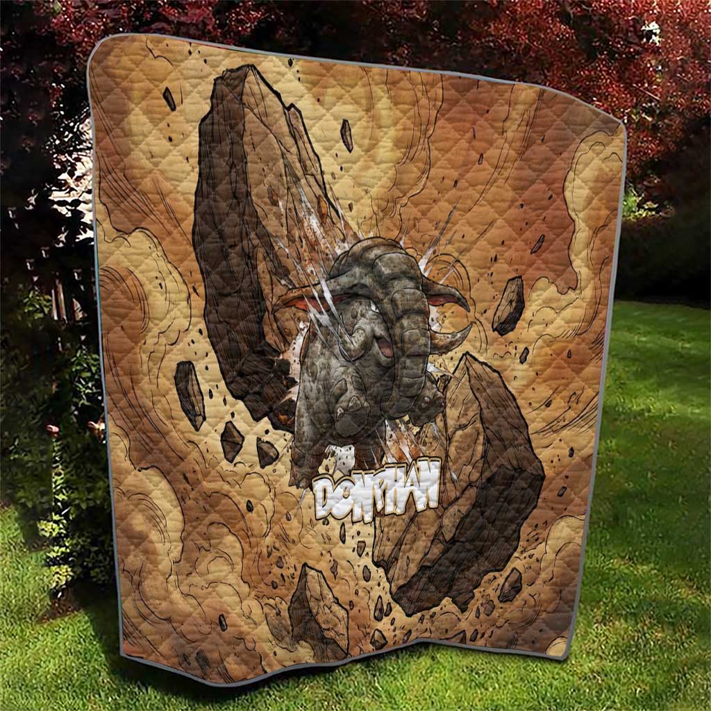 Donphan Quilt Explosive Earthquake Comic Art