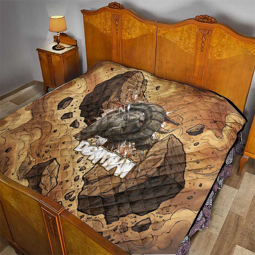 Donphan Quilt Explosive Earthquake Comic Art