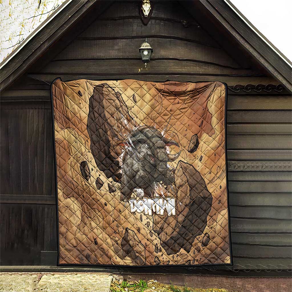 Donphan Quilt Explosive Earthquake Comic Art