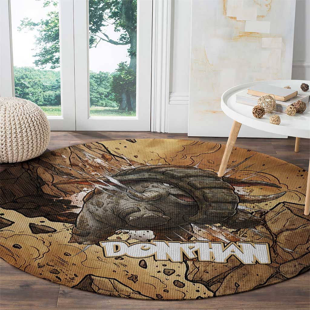 Donphan Round Carpet Explosive Earthquake Comic Art