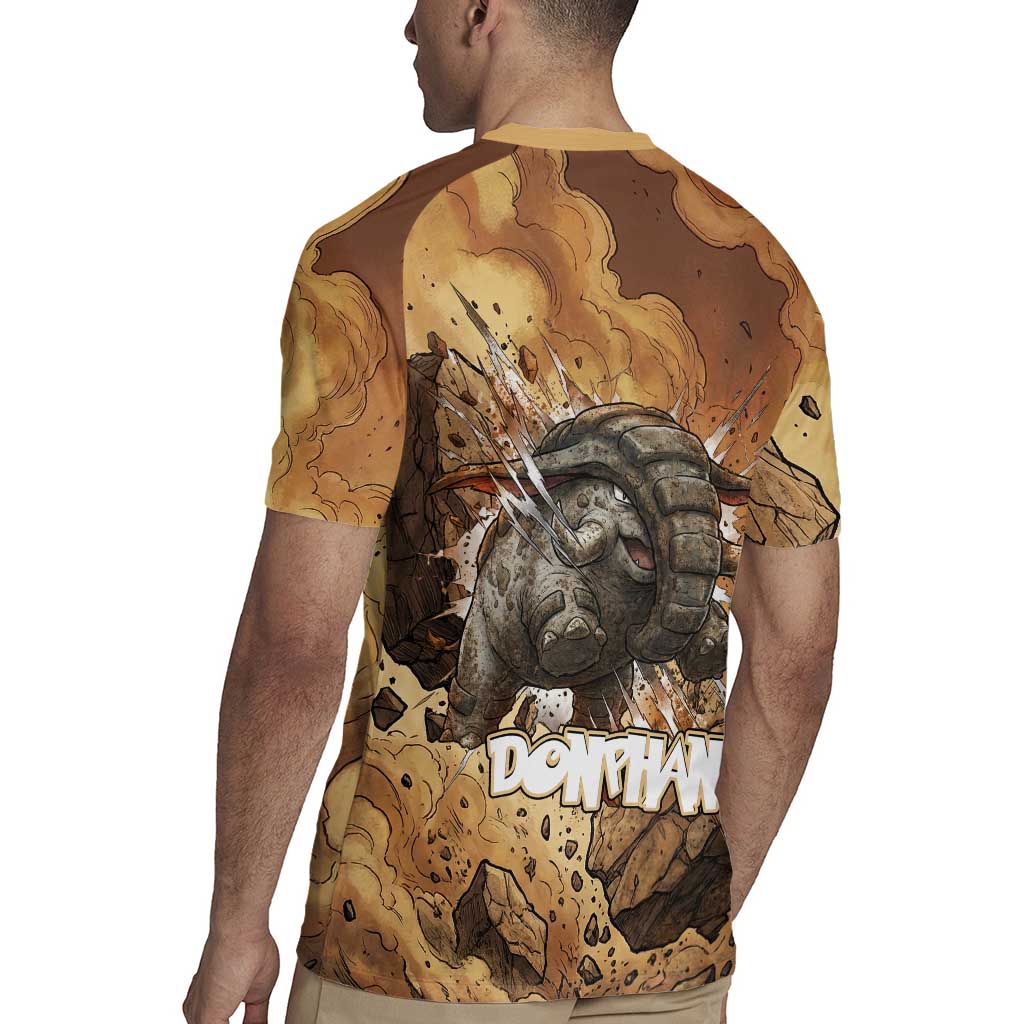 Donphan Rugby Jersey Explosive Earthquake Comic Art