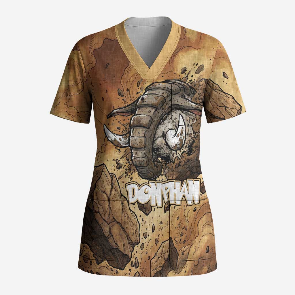 Donphan Scrub Top Explosive Earthquake Comic Art