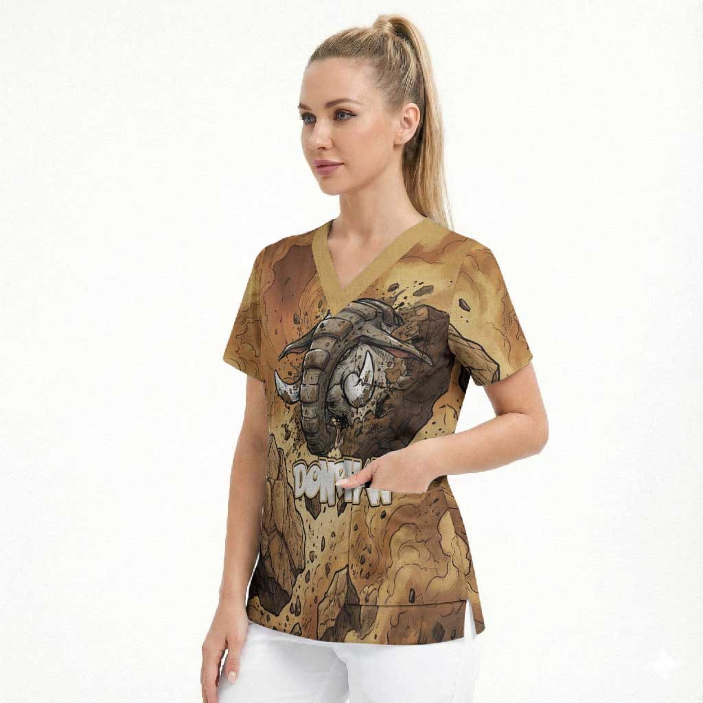 Donphan Scrub Top Explosive Earthquake Comic Art