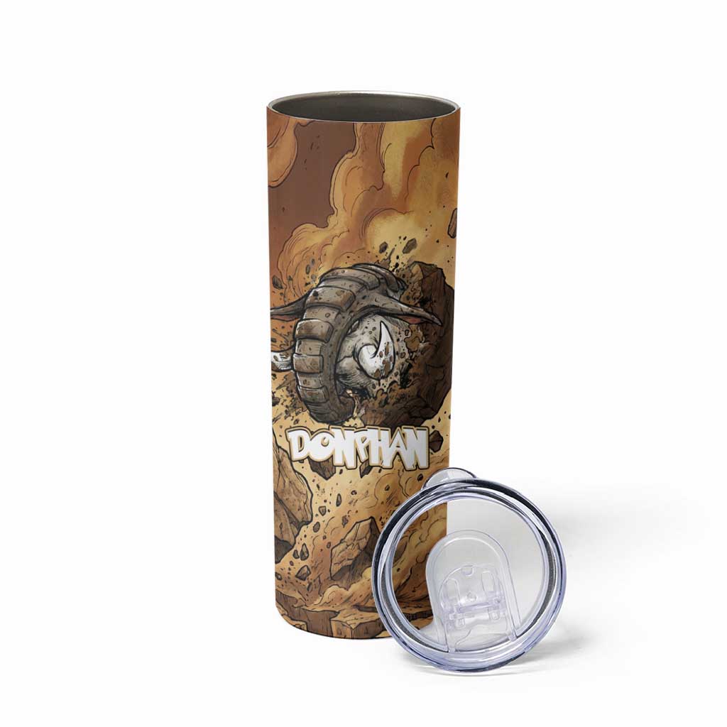 Donphan Skinny Tumbler Explosive Earthquake Comic Art