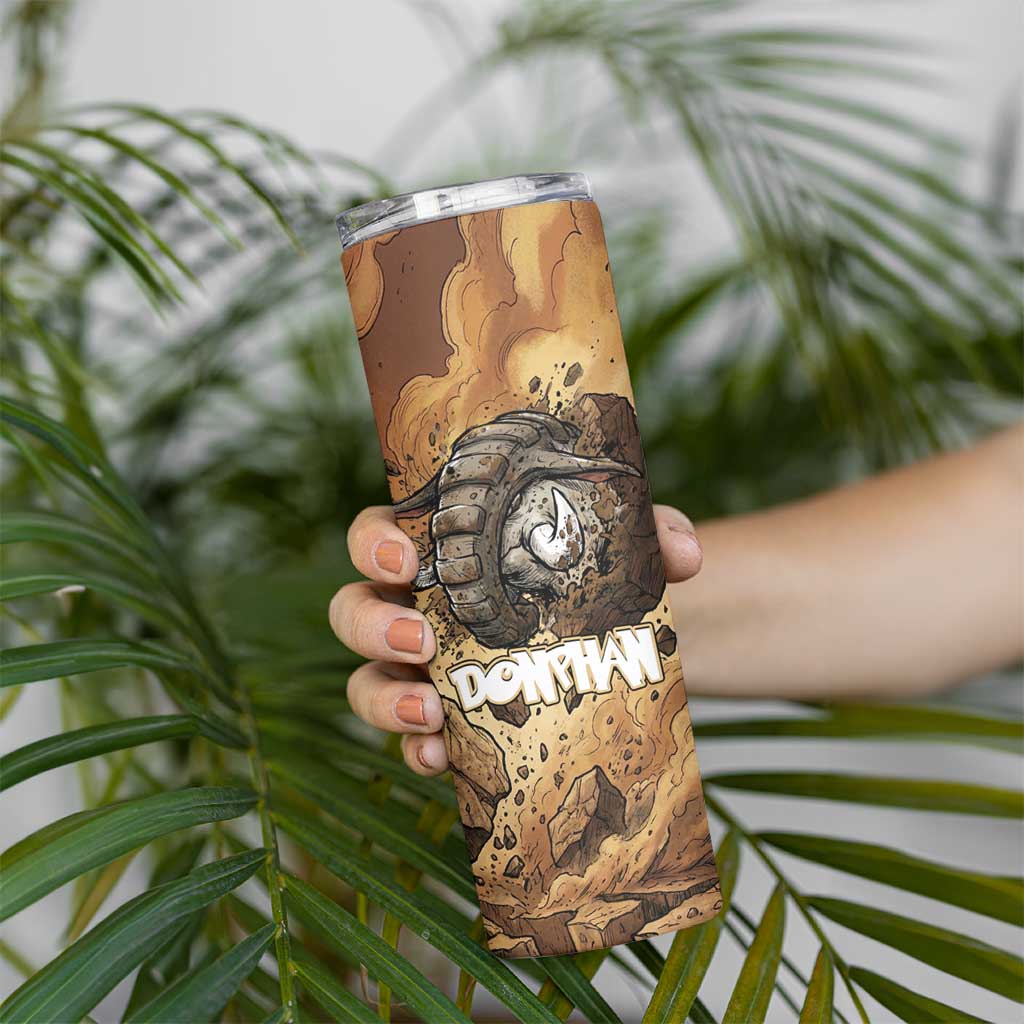 Donphan Skinny Tumbler Explosive Earthquake Comic Art