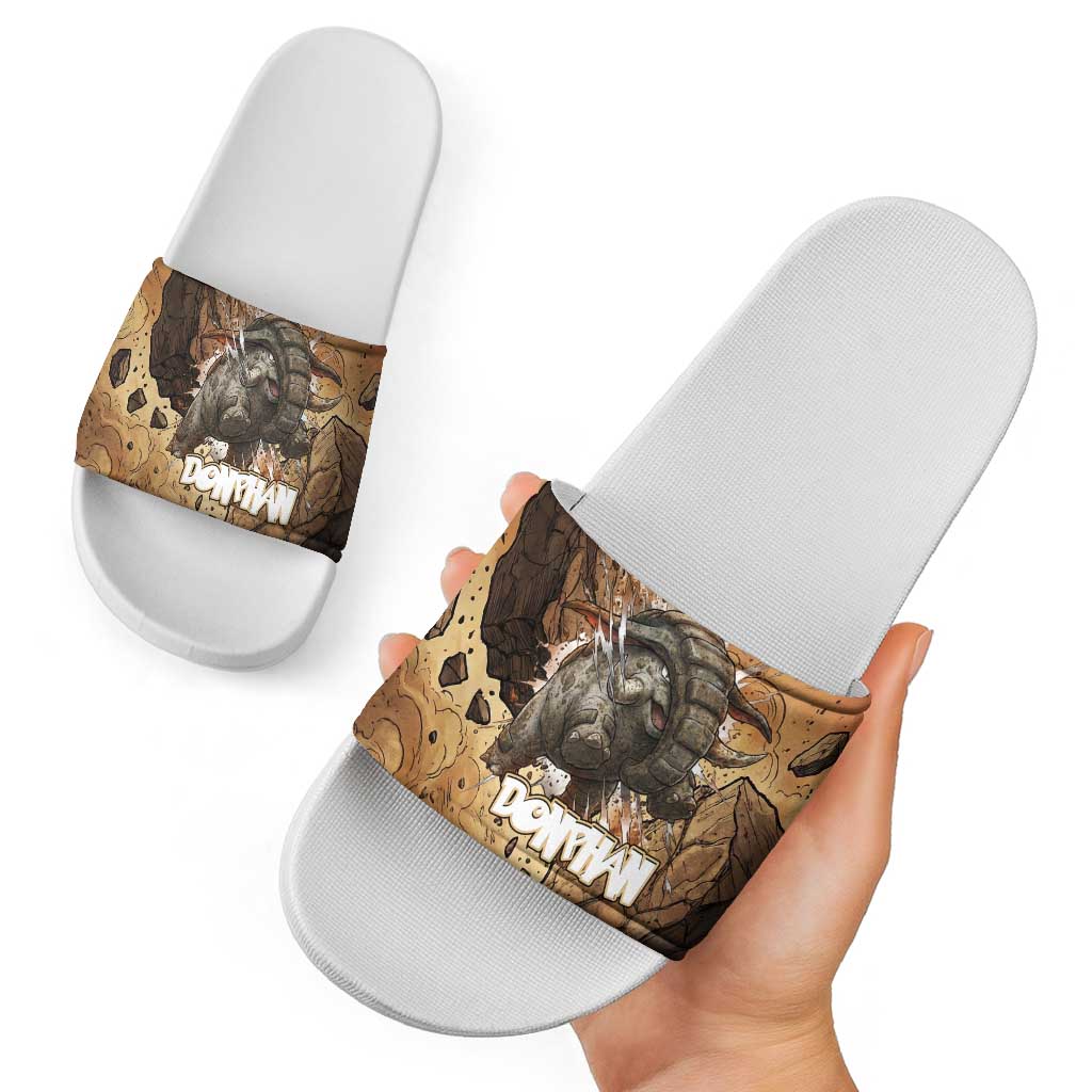 Donphan Slide Sandals Explosive Earthquake Comic Art