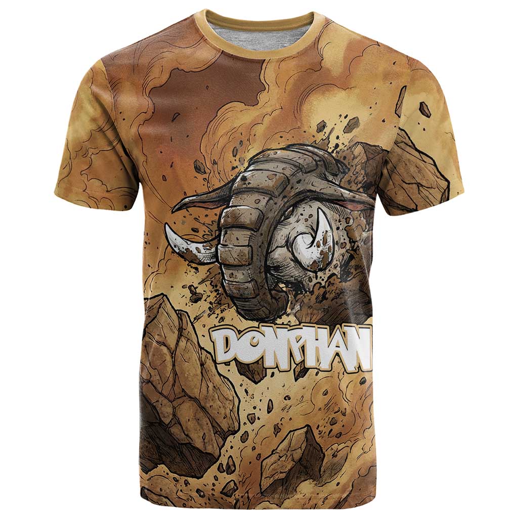 Donphan T Shirt Explosive Earthquake Comic Art