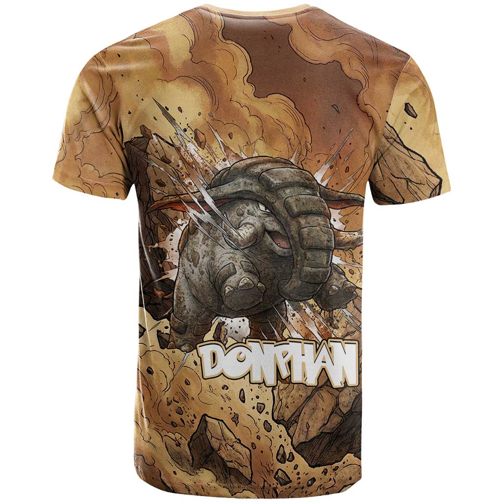 Donphan T Shirt Explosive Earthquake Comic Art