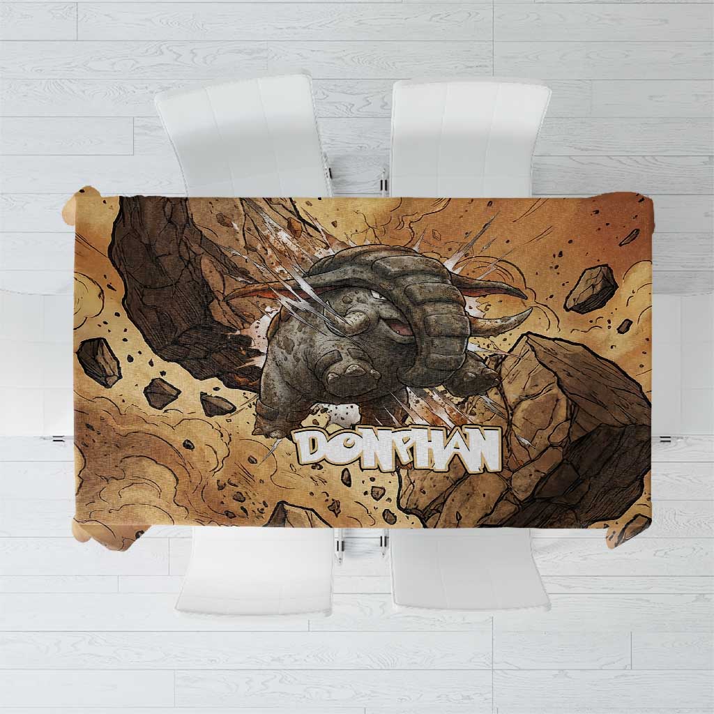 Donphan Tablecloth Explosive Earthquake Comic Art